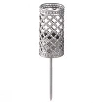 Artikel Stickljushållare för pluggning silvergrå Ø24mm H10cm 4 st