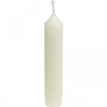Stångljus korta Ljus kräm för arrangemang Ø22/110mm 6st