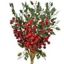 Artikel Järnek julgranskvist bär Ilex konstgjorda 45cm 6 st