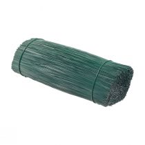 Instickstråd grön hantverkstråd floristtråd Ø0,4mm 13cm 1kg