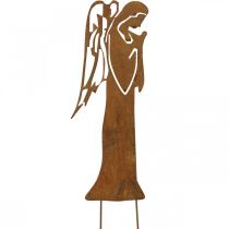 Garden Stake Christmas Patina Deco Angel Praying 40cm