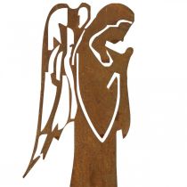 Garden Stake Christmas Patina Deco Angel Praying 40cm