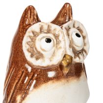 Artikel Keramisk ugglepåke dekorativ figur för växter 26 cm 2 st