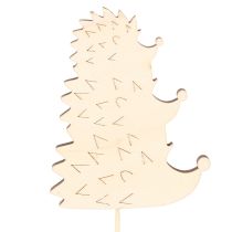 Artikel Dekorativa trädgårdspinnar - Färgglad igelkottfamilj - 34 cm, 12 delar