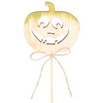 Artikel Dekorativ pumpa med ansikte Halloweendekoration, 31 cm, 12 stycken