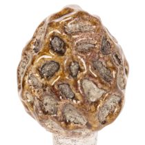 Artikel Konstgjord murkelsvamp dekorativ påle för krukor och bord, 13 cm, 2 stycken
