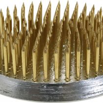 Artikel Plug-in igelkott Kenzan rund blomma igelkott silver mässing Ø60mm