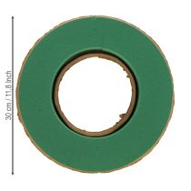 Artikel Blommig skumkrans våt blommig skum på kartong Ø30cm 2 st
