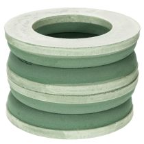 Artikel Blommig skumring grön Ø25cm 4 stycken kransarrangemang
