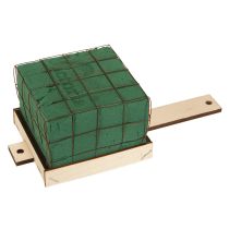 Artikel Blommig skumkloss Florette Eco med trä 10×10 cm