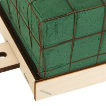 Artikel Blommig skumkloss Florette Eco med trä 10×10 cm