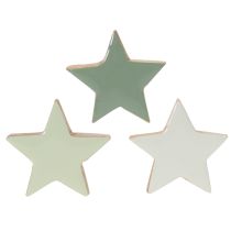 Artikel Trästjärndekorationsset för bord och fönsterbräda, 5 cm, 9 delar