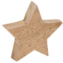 Artikel Trästjärndekorationsset för bord och fönsterbräda, 5 cm, 9 delar
