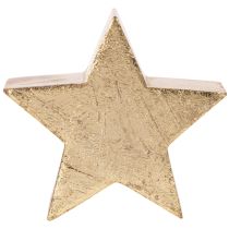 Artikel Dekorativt julstjärneställ för bord eller hylla, 10 cm, 3 stycken