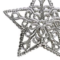 Artikel Stjärna av metall silver 6cm 20 st