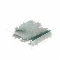 Artikel Strödekoration stjärna grön 3-5cm 48 st