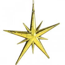Juldekoration stjärnhänge Gyllene B11,5cm 16st