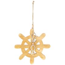 Artikel Ratt Trädekoration Naturfisk Silver Hängande Ø21,5cm