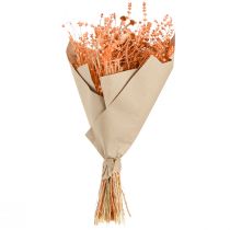 Artikel Boho torkad blombukett, apelsin och aprikos, dekorativ, 45 cm, 80 g