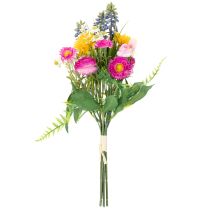 Artikel Konstgjord blombukett, vårdekoration för vardagsrum och kontor, 37 cm