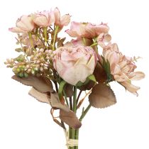 Konstgjord blombukett konstgjorda blommor konstgjorda rosor antika 30cm