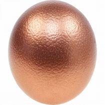 Artikel Strutsäggsdekoration utblåst påskdekoration koppar Ø12cm H14cm