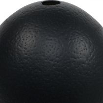 Artikel Strutsäggsdekoration utblåst påskdekoration svart Ø12cm H14cm