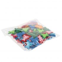 Artikel Strödekorationsbjörn gjord av filt blandade färger 3,5cm x 3,5cm 100 st