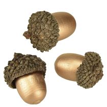 Artikel Scatter dekoration ekollon höst vinter guld 3cm 36 st