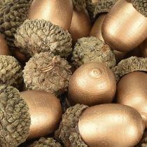 Artikel Scatter dekoration ekollon höst vinter guld 3cm 36 st
