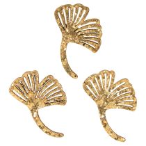 Artikel Scatter dekoration guld gingko dekoration gingko blad glitter 3×4cm 72 st
