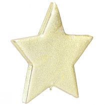 Artikel Spridda dekorationsstjärnor guld Ø3/5/7cm – 2:a val – 44 st