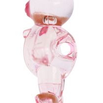 Artikel Rosa nallebjörnsdekorationer, 3,5 cm, 60 bitar