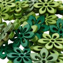Strö dekorationsblomma grön, ljusgrön, mintblommor för att strö 144p