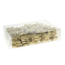 Artikel Scatter dekoration stjärnor mix 4-5cm guld matt 72 st
