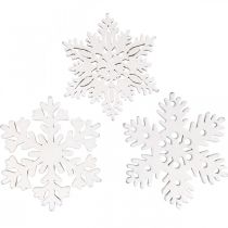 Scatter delar snöflinga, scatter dekoration iskristall 3,5cm 72st
