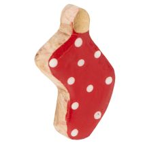 Artikel Prickiga strumpor, julbordsdekoration, 6 cm, 8 stycken