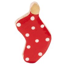 Artikel Prickiga strumpor, julbordsdekoration, 6 cm, 8 stycken