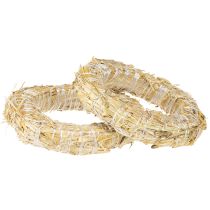 Artikel Sugrörskransämne, halmkransbas, halmring 15/3 cm, 2 stycken