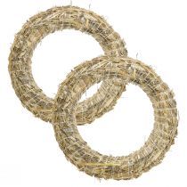 Artikel Halmkrans halmkrans blank 35/6cm 2st