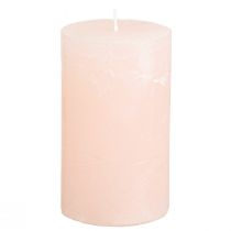 Artikel Pelarljus Enfärgade Ljusrosa Ljus Rosa 60×100mm 4 st