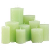 Artikel Pelarljus enfärgade limegröna olika storlekar