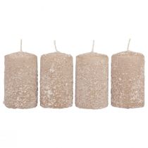 Pelarljus Julljus beige 60×100mm 4st