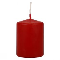Artikel Blockljus röda adventsljus små gammalröda 70/50mm 24 st