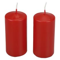 Artikel Pelarljus H100 Ø50cm röda ljus 12st