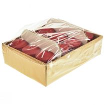 Artikel Pelarljus röda ljus H70mm Ø50mm 12 st