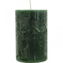 Artikel Enfärgade ljus mörkgröna pelarljus 70×110mm 4 st