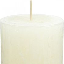 Artikel Pelarljus Rustika enfärgade adventsljus vita 70/110mm 4 st