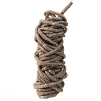 Artikel Stylo sladd filtsnöre fårull rullad brun 10mm 15m