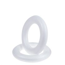 Styrofoam ring Ø15cm liten 2st